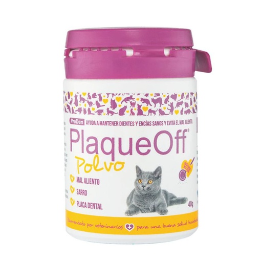 PlaqueOff Polvo Cat 40g