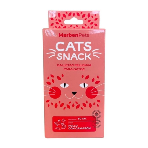 Marben Cats Snack Gallena Rellena de Pollo con Camaron 80g