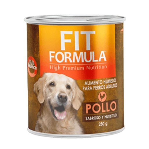 Fit Formula Lata Perro Adulto Pollo 280g