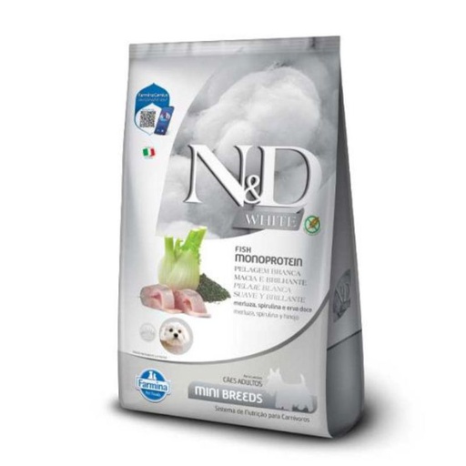 N&amp;D White Monoprotein para Perros Razas Pequeñas 2 Kg