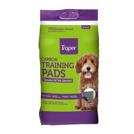 Traper Sabanilla de Carbon 90x90cm 30 Unidades