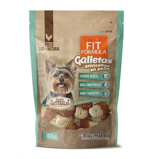 Fit Formula Galleta con Pollo Snack Perro 100g