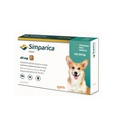 Simparica Antiparasitario 40mg 10 a 20kg 3comp