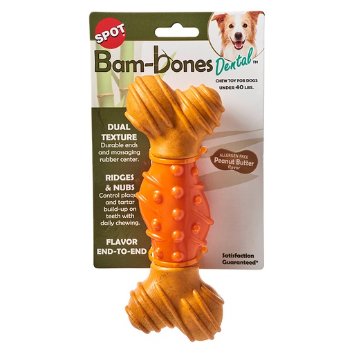 Spot Bam Bones Dental Hueso Sabor Mantequila Mani Large