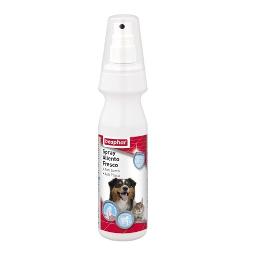 Beaphar Spray Aliento Fresco Anti Sarro con Enzimas 150mL
