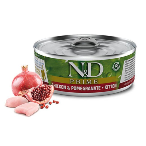 N&amp;D Prime Lata Pollo Kitten 80g