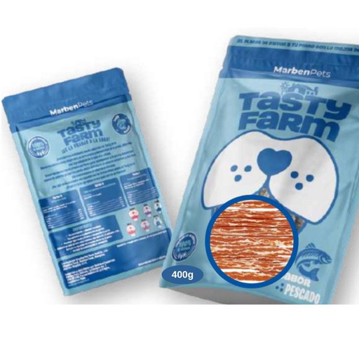 Tasty Farm Tiritas de Salmon Dog 400g