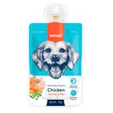 Wanpy Tasty Meat Paste Dog Chicken Carrot y Pea  90g