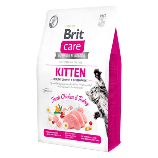 Brit Care Kitten Pollo y Pavo 7kg