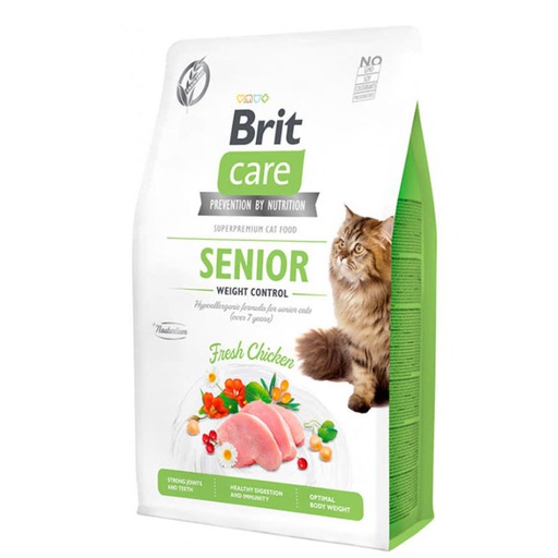 Brit Care Senior Weight Control Cat - Pollo Fresco 2kg