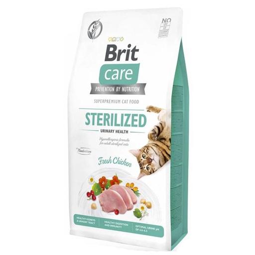 Brit Care Sterilized Urinary Health Adult Cat  Pollo 7kg