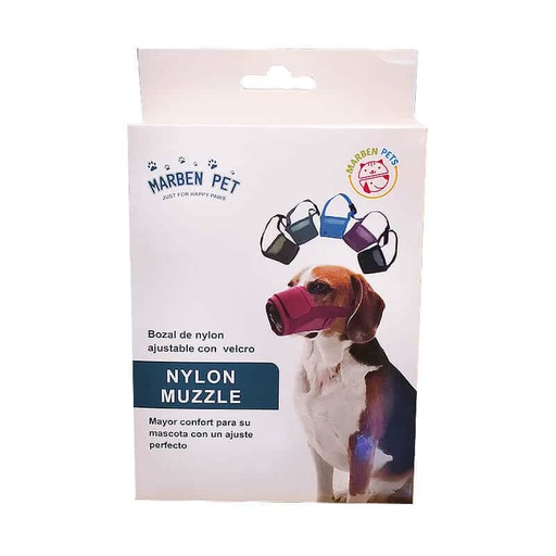 Marben Pet Bozal Nylon Ajustable M