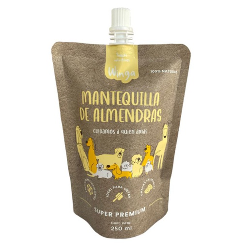 Winga Mantequilla de Almendras 250ml