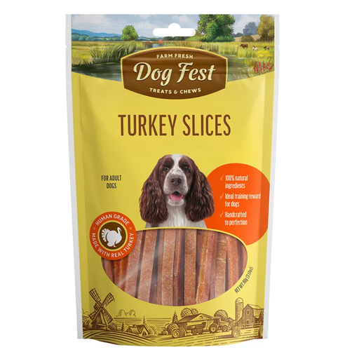 Dog Fest Snack Rebanadas de Pavo 90g