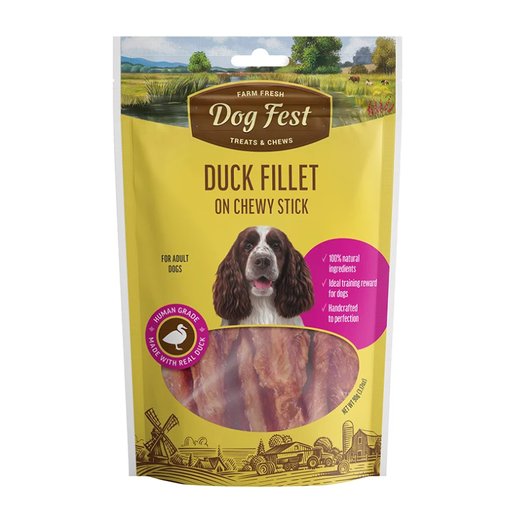 Dog Fest Snack de Filete de Pato en Barra Masticable 90g