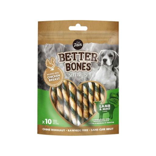 Zeus Better Bones Palitos Lamb y Mint 10 und