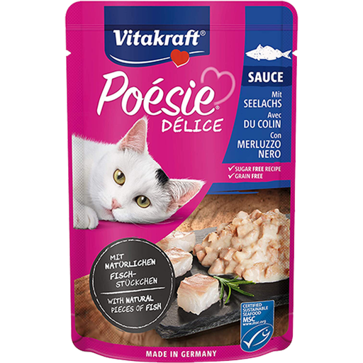 Vitakraft Poesie Delice Alimento Humedo de Pescado Gato 85g