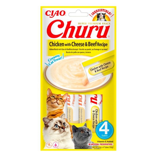 Ciao Churu Recipe Pollo con Queso y Carne Cat 56g