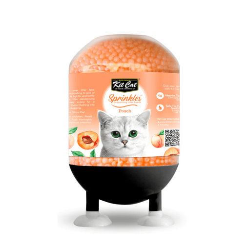 Kit Cat Sprinkles Desodorante Durazno Para Caja De Arena 240g