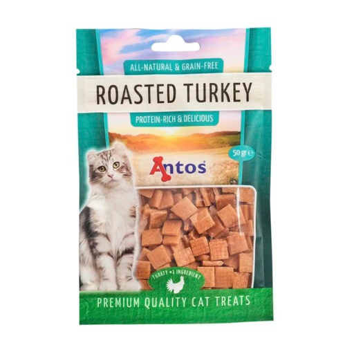 Antos Cat Treats Sachet Pavo Rostizado 50gr