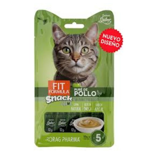 Pack Fit Formula Snack Pure de Pollo x 6u