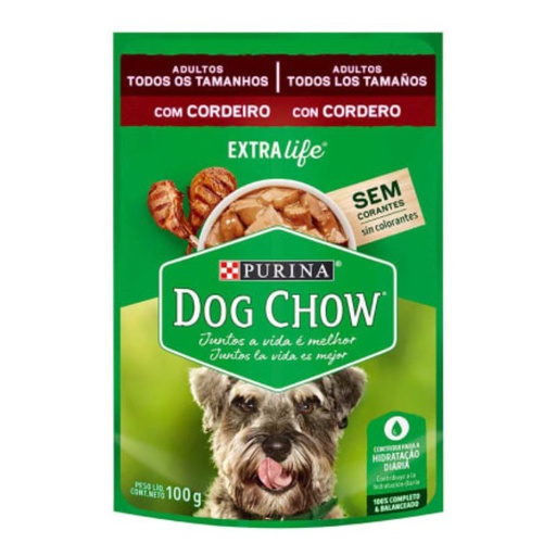 Dog Chow Pouch Cordero 100g