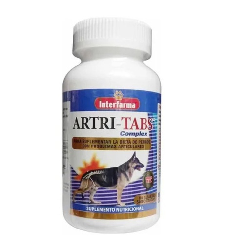 Artri-tabs Suplemento Articular Perro 60 Comprimidos Palatable