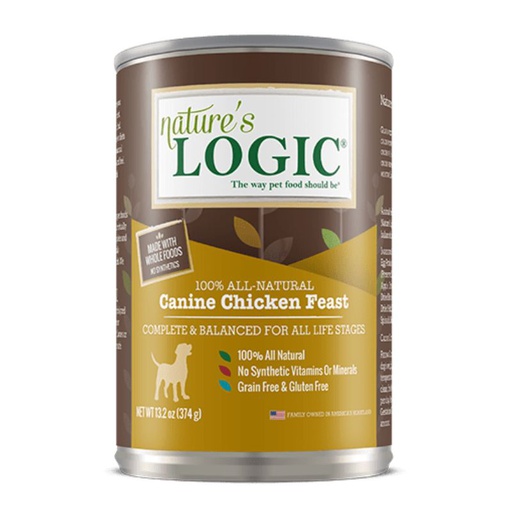 Natures Humedo Logic Pollo Dog 374g