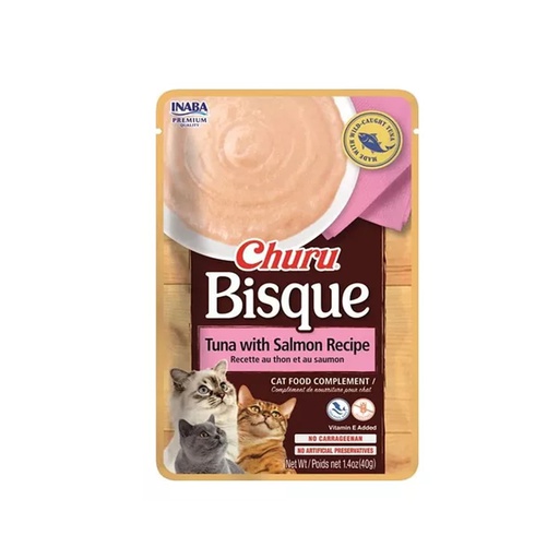 Inaba Churu Cat Bisque Tuna Salmon 40g