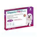 Simparica Trio Antiparasitario  10mg 2.5 a 5kg 1Comp