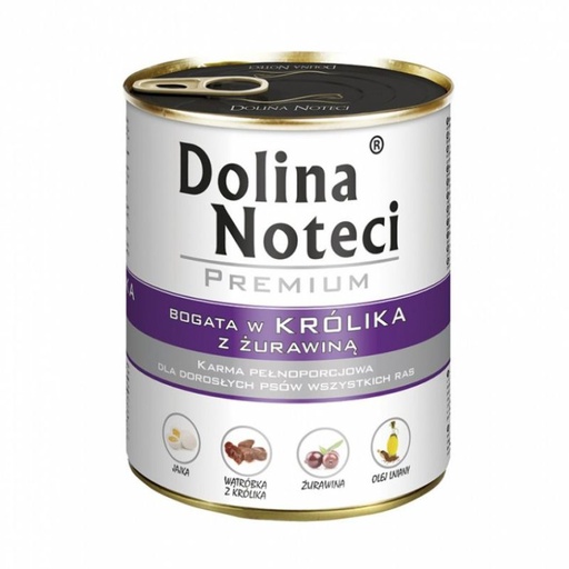 Dolina Noteci Lata de Conejo con Arandanos 800g