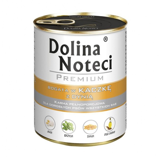 Dolina Noteci Lata de Pato con Calabaza 800g