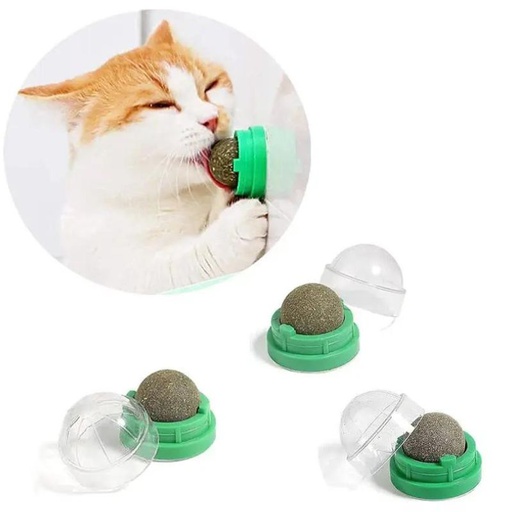 Wonder Cat Bola figuras de Hierba Gatera Giratoria