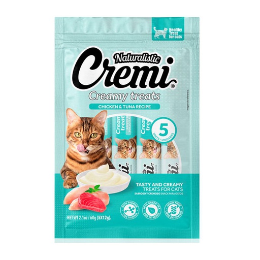 Naturalistic Cremi Pollo y Atun 60G