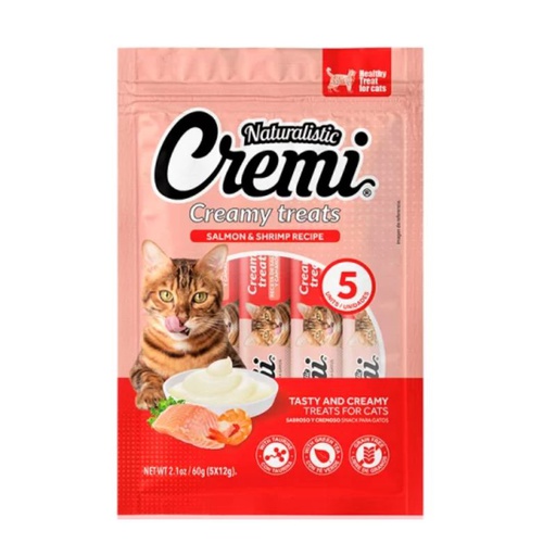 Naturalistic Cremi Salmon y Camaron 60g
