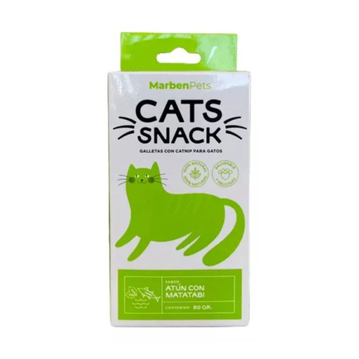 Marben Cats Galleta Snack Atun con Matatabi 80g