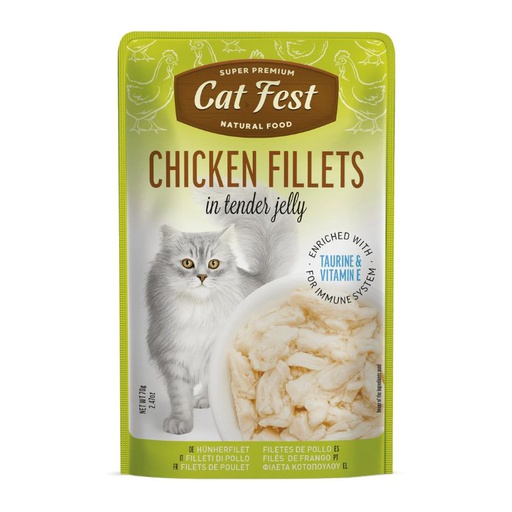Cat Fest Filetes de Pollo70g