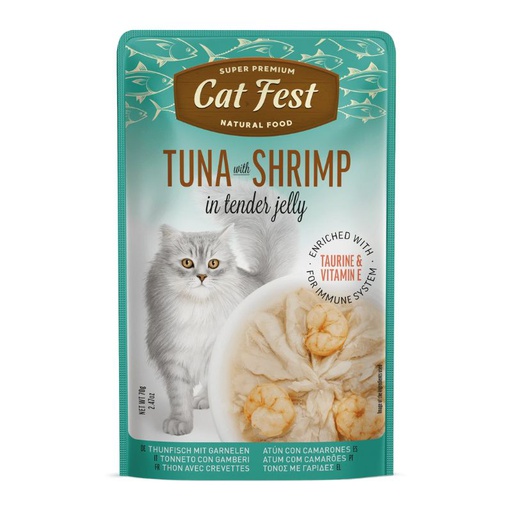 Cat Fest Tuna con Camaron 70g