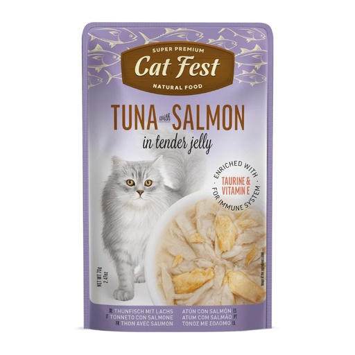 Cat Fest Atun con Salmon 70g