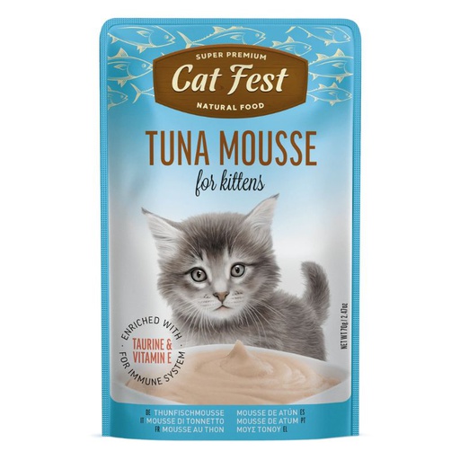 Cat Fest Mousse de Tuna para Gatitos 70g