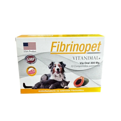 Fibrinopet 10 comprimidos
