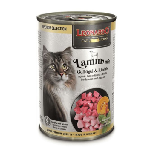 Leonardo Lata Cordero con Ave y Calabaza 400g
