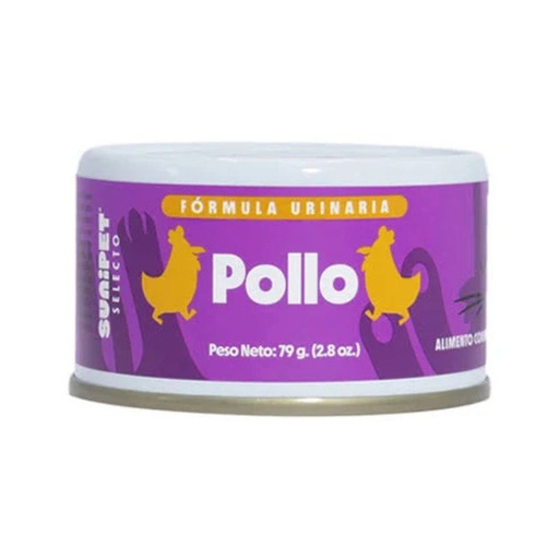 Sunipet Selecto Lata Urinary Pollo Gato 79g