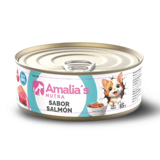 Amalia's Nutra Lata Gato Salmon 85g
