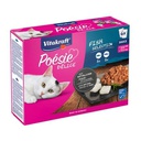 Pack 6 Unidades Vitakraft Poesie Delice Pescado Para Gato 85g