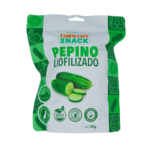 Timothy Snacks Liofilizado Pepino 30g