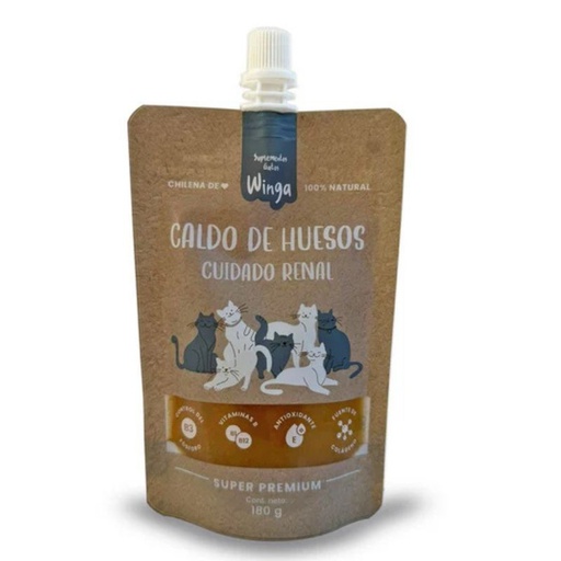 Winga Caldo de Hueso Renal Gato 180g