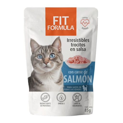 Fit Formula Pouch Salmon Gato 85g