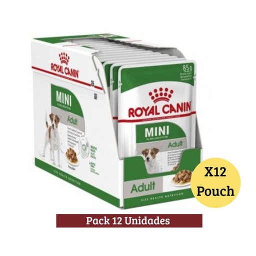 Royal Canin Pack Pouch Mini Adulto x 12u 85g