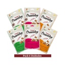 Pack Dentalight Omegas Galletas Mixta Crunchy Salmon Para Gatos x6 60g